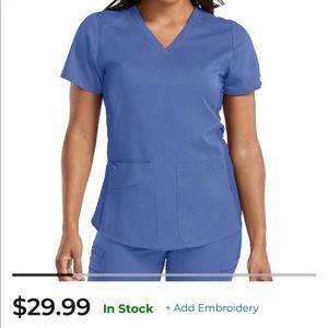 Ceil Blue MedCouture Scrub Set